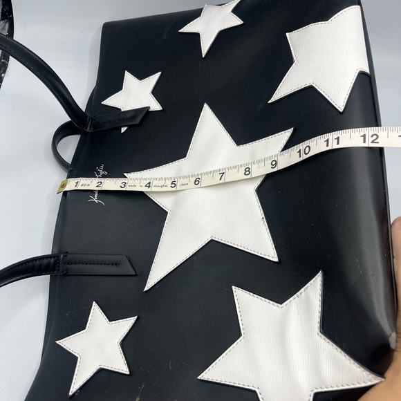 Kendall & Kylie Black Tote with White Stars - Picture 4 of 6